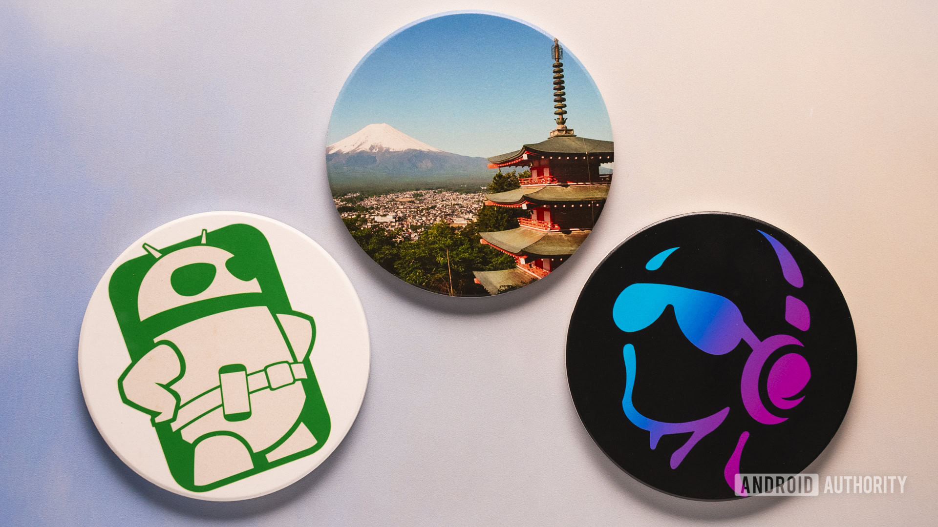 HeyGears G1X full-color 3D printer printed results of coasters with photo and custom designs