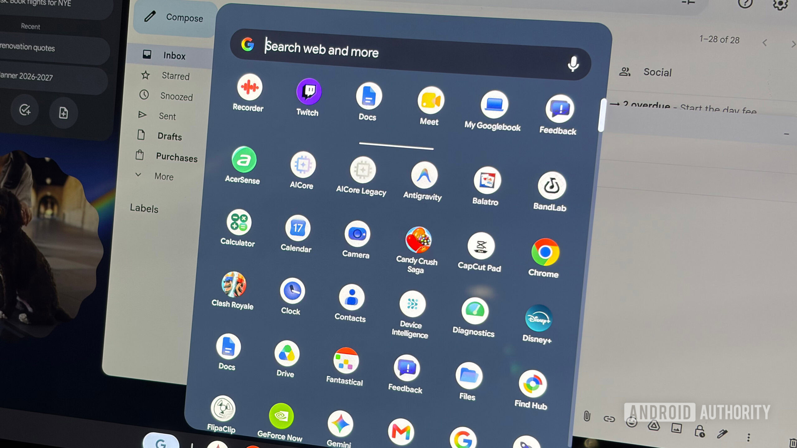 Acer Googlebook 14 apps 16 9 Acer Googlebook 14 apps 16 9