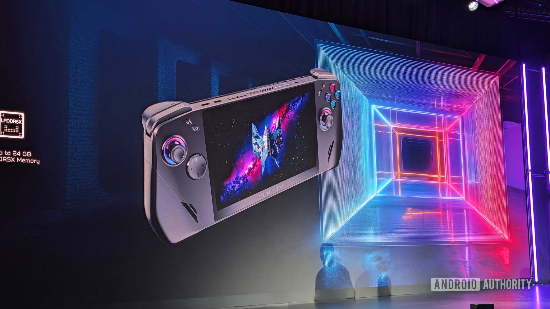 Acer Predator Atlas 7 handheld at event