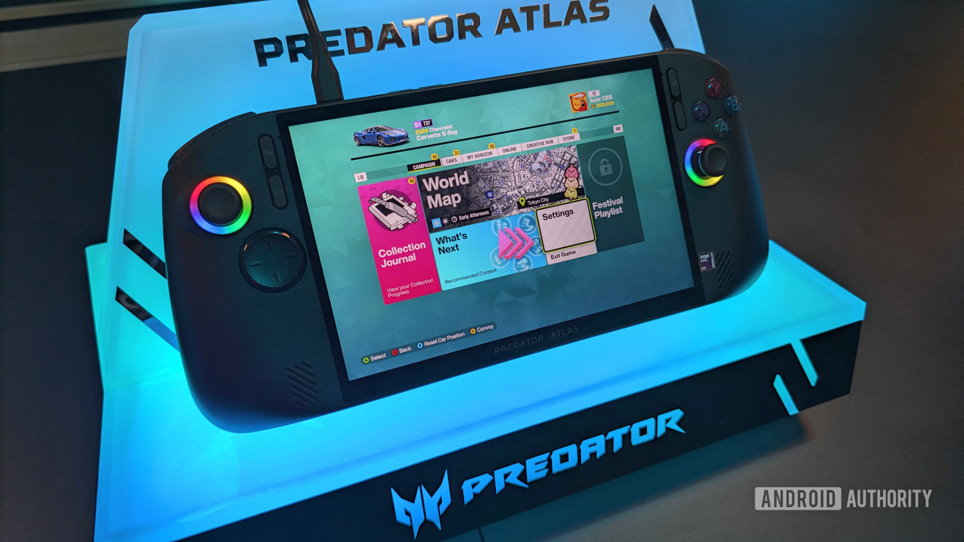 Acer Predator Atlas 7 handheld demo unit