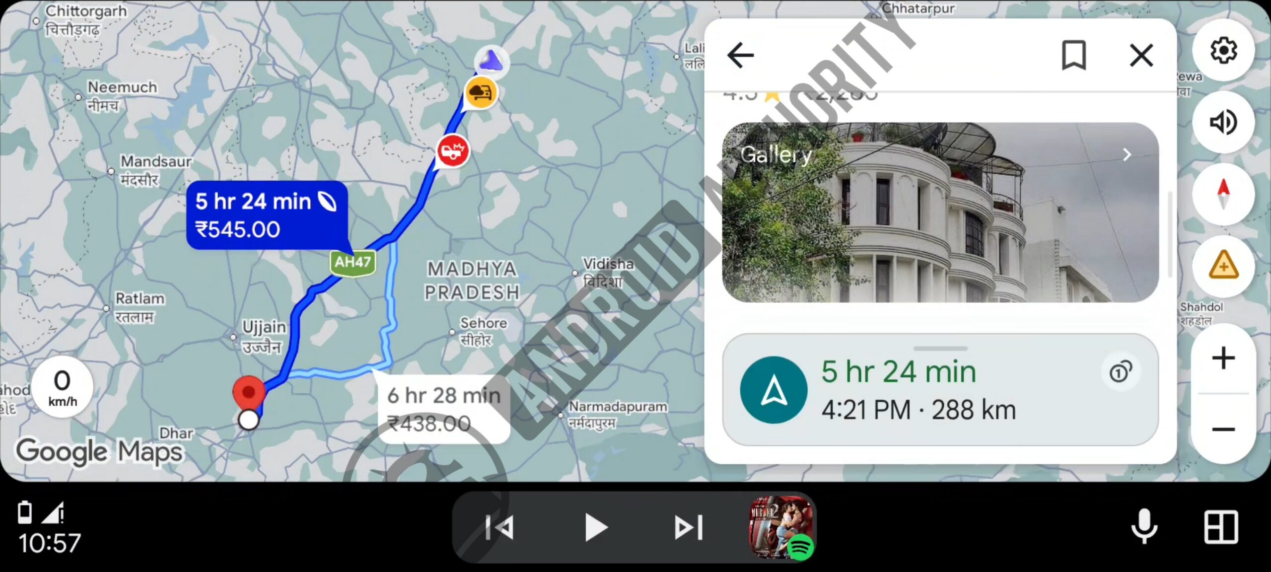 Android Auto images and AI Summaries in Google Maps 1