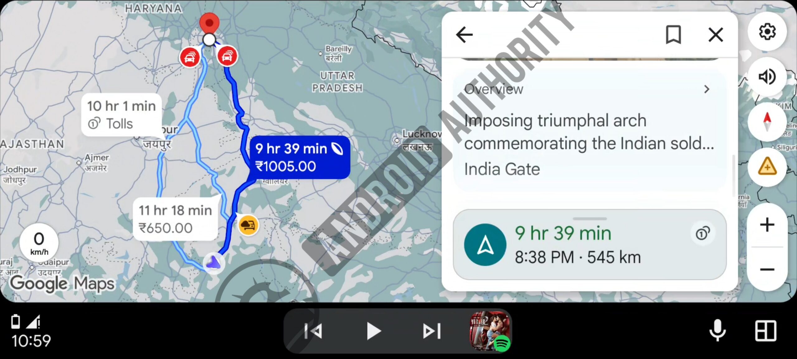 Android Auto images and AI Summaries in Google Maps 2
