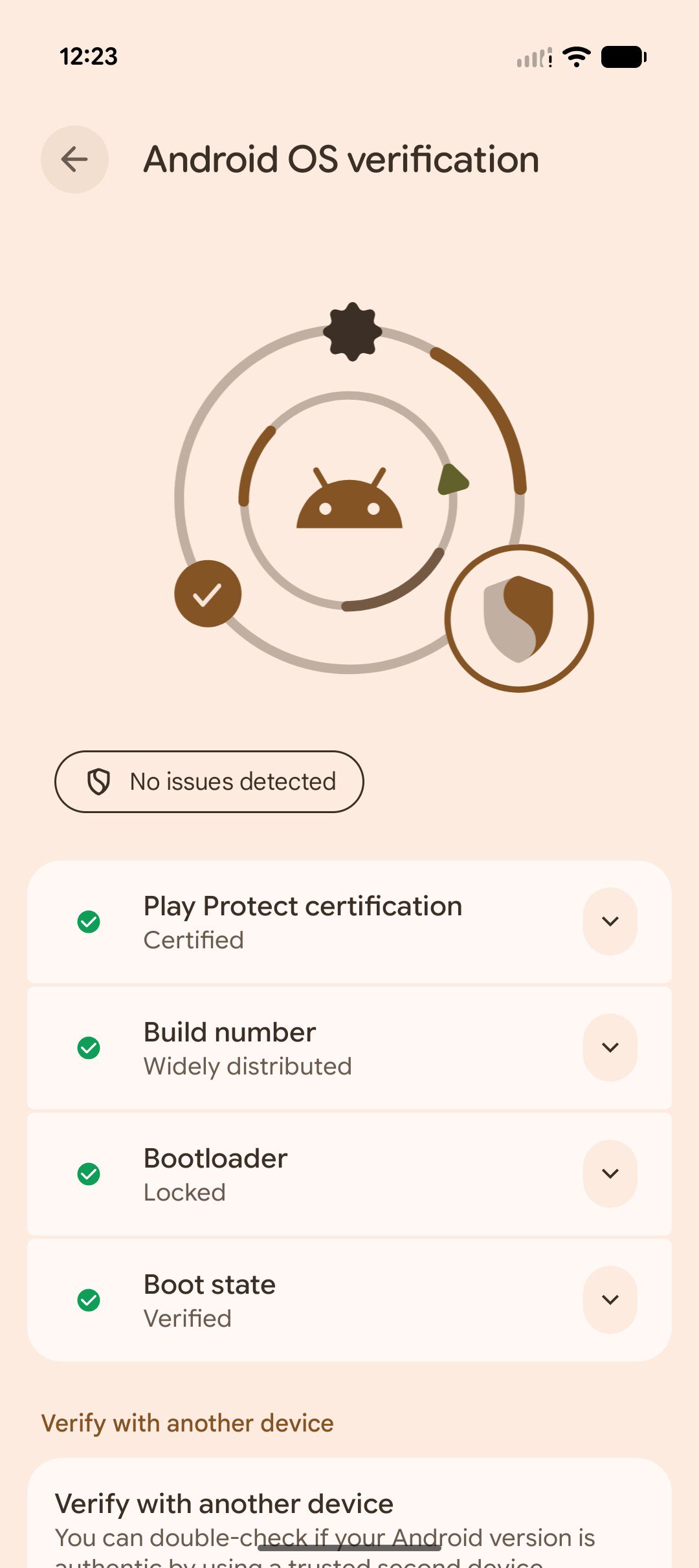 Android OS verification 4