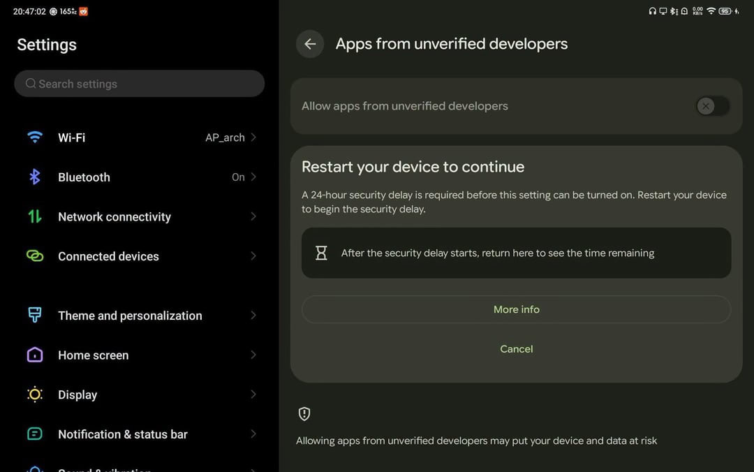 Android advanced sideloading process Super Ad8814 4
