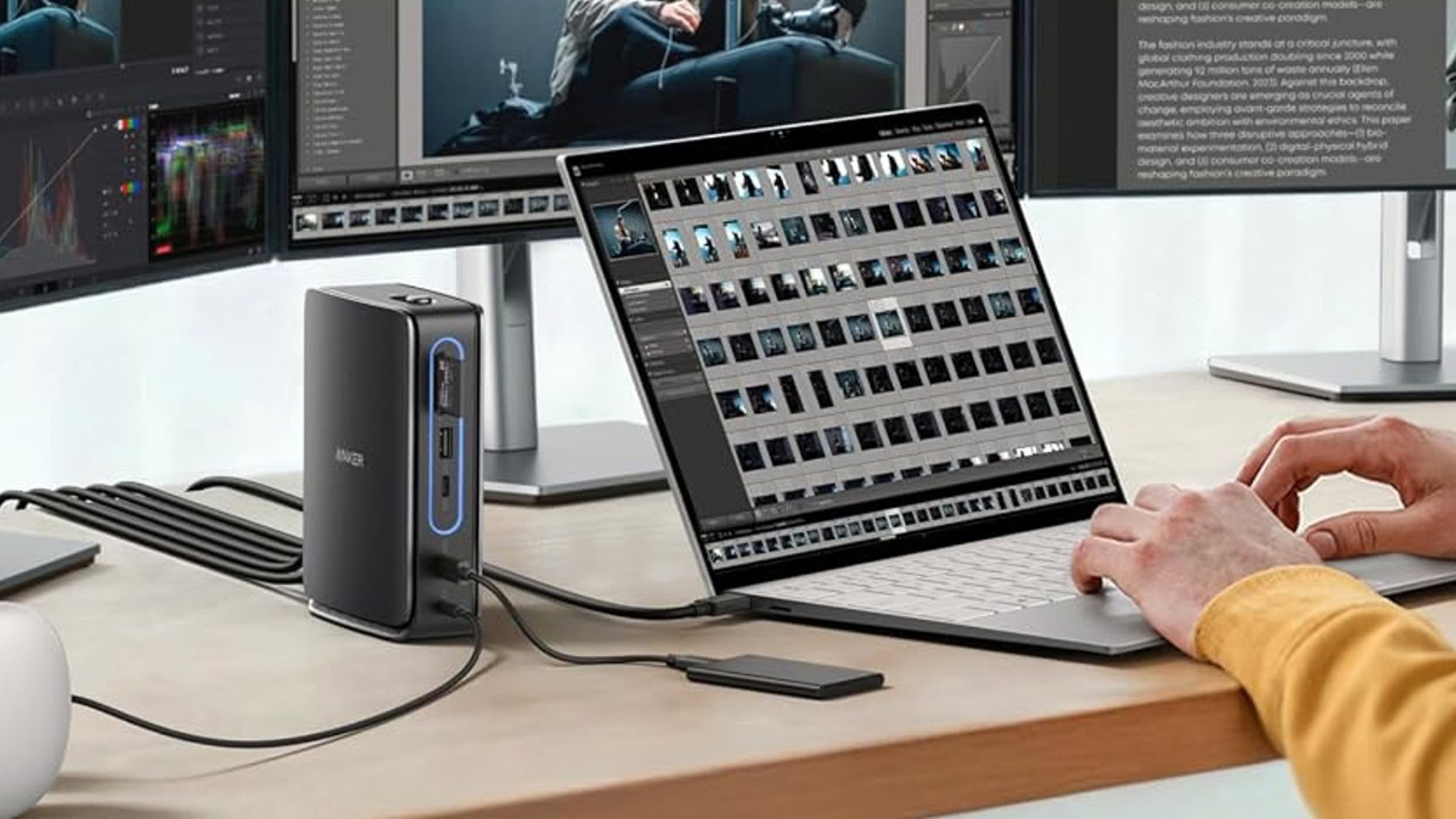 Anker Nano Laptop Docking Station Press Image Anker Nano Laptop Docking Station Press Image