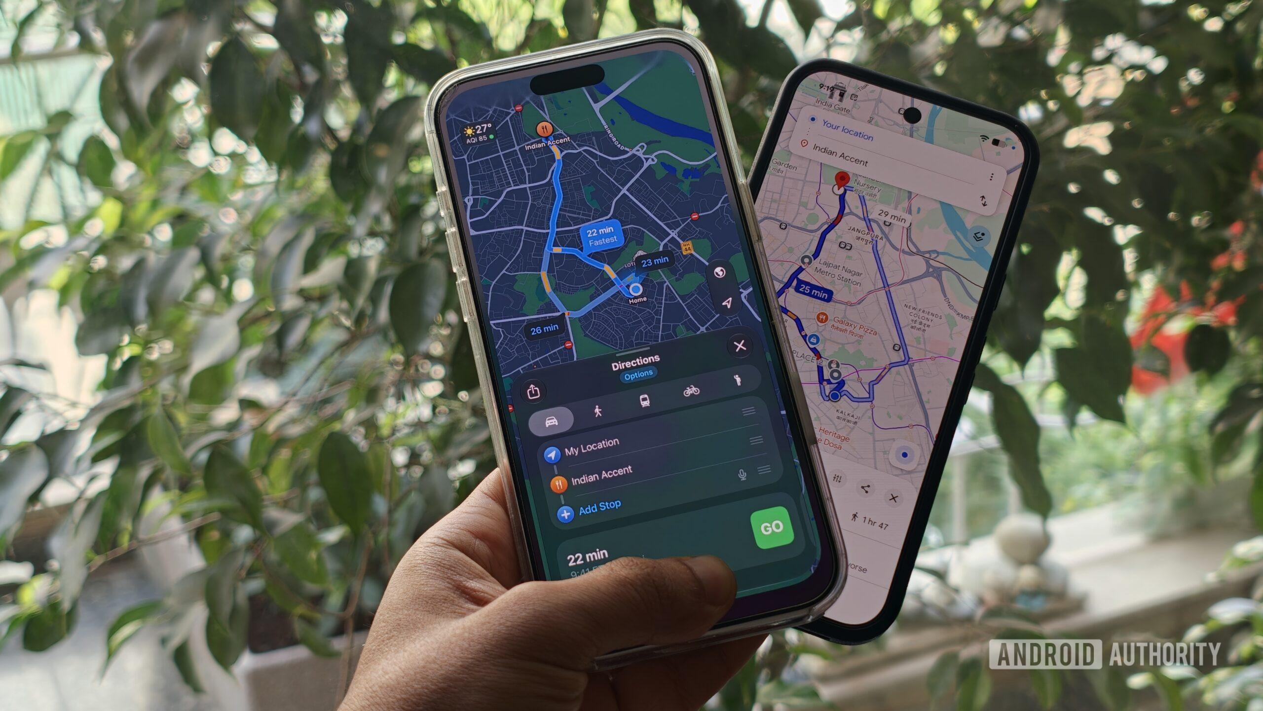 Apple Maps vs Google Maps