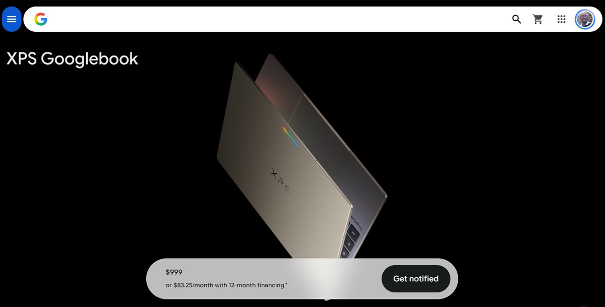 Dell XPS Googlebook out of stock