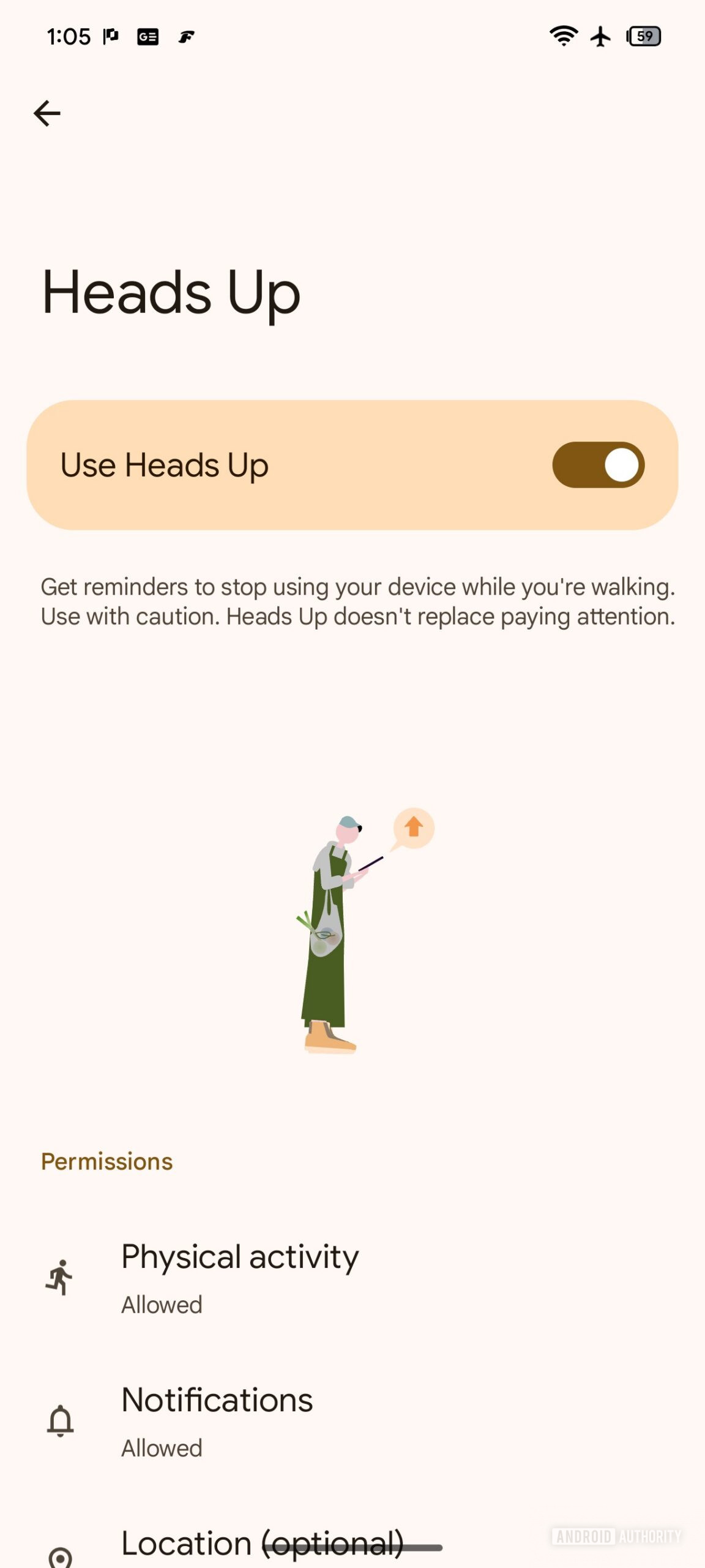 Digital Wellbeing Heads Up feature 1