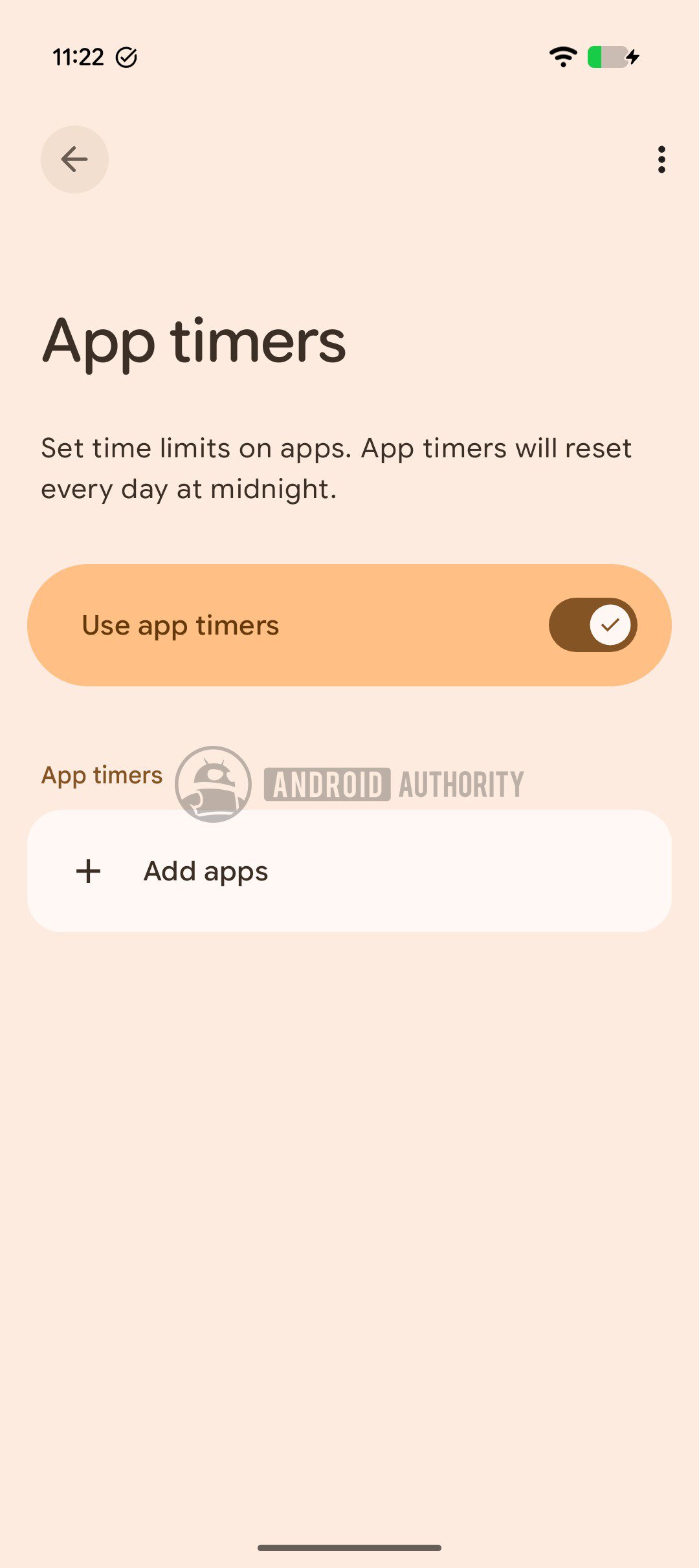 Digital wellbeing app timers new 1