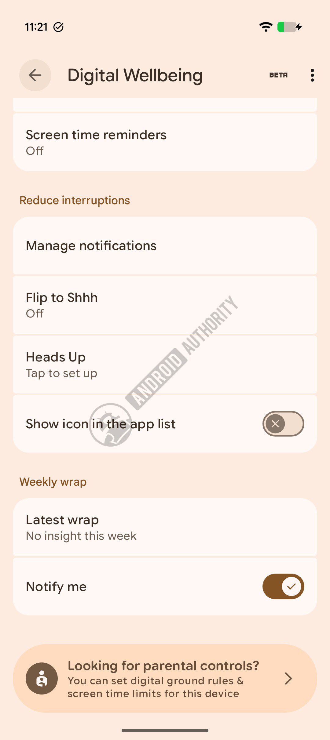 Digital wellbeing weekly wrap 1