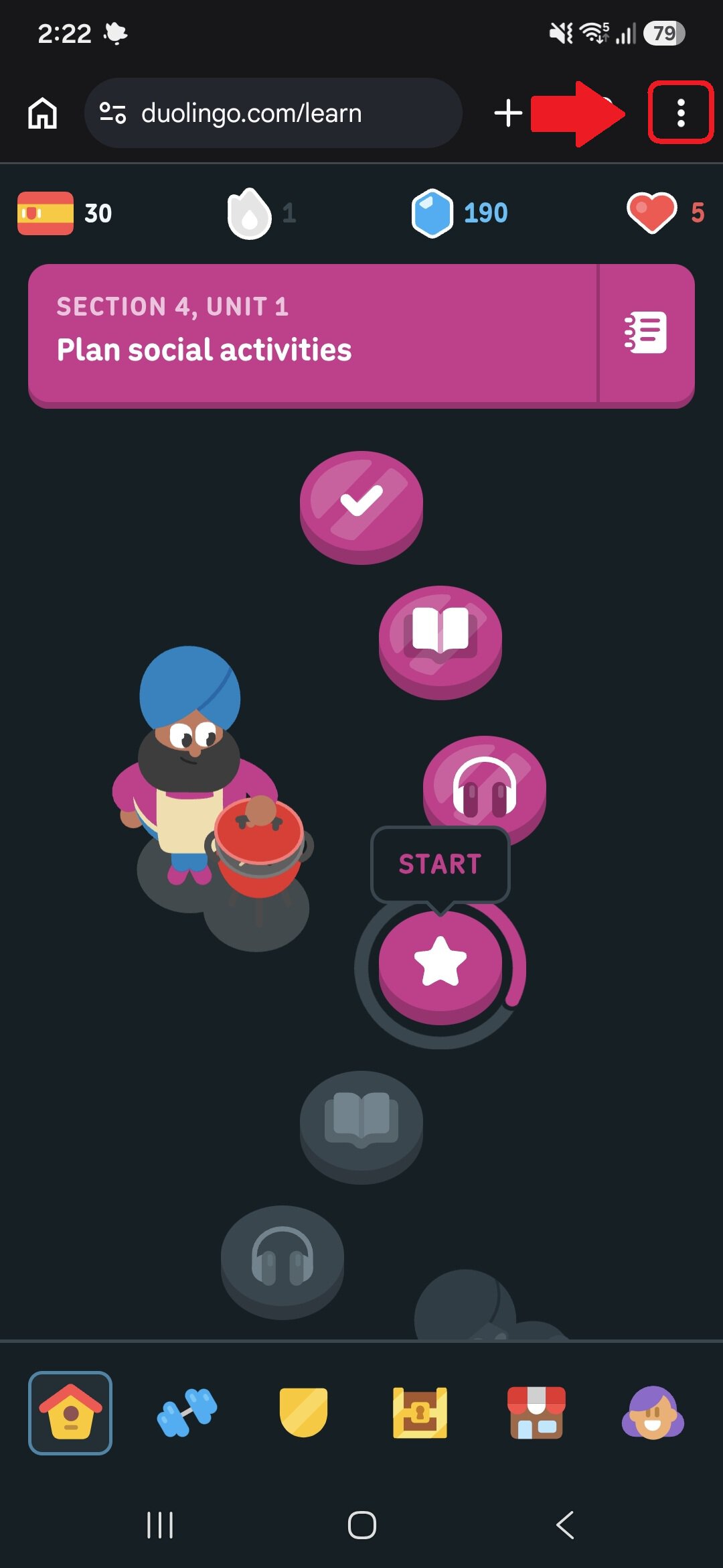 Duolingo Install Web App 1