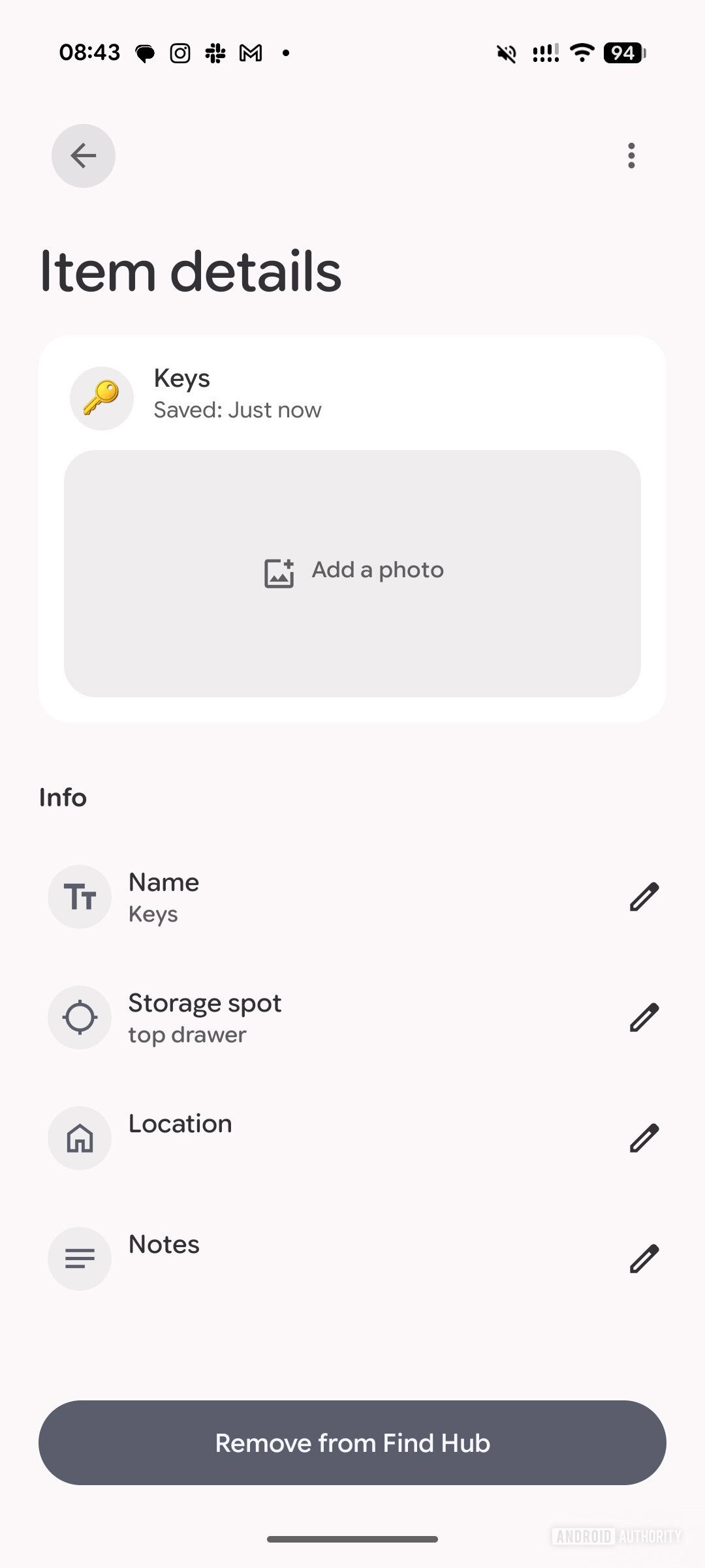Find Hub Remembered Items 3