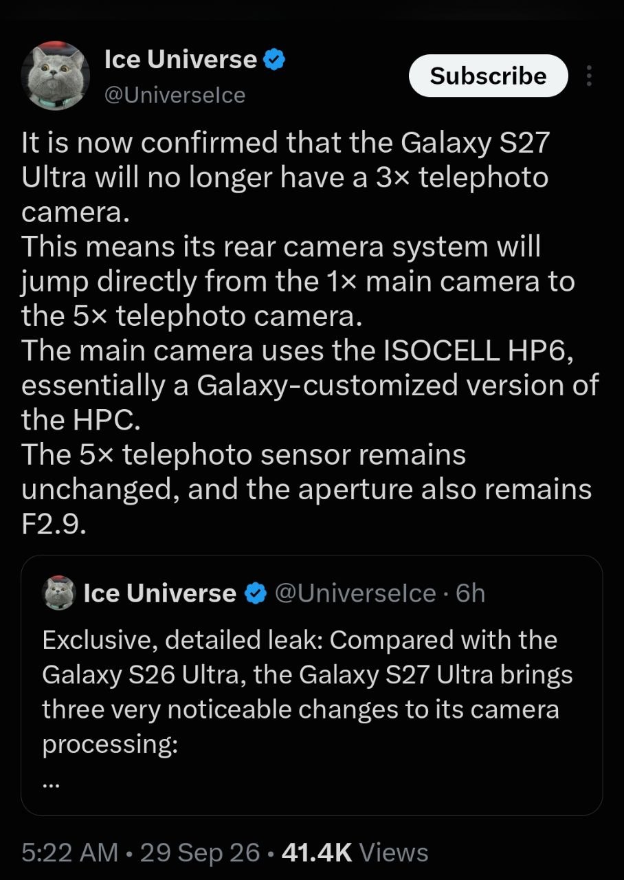Galaxy S27 Ultra camera specs leak 3 Galaxy-S27-Ultra-camera-specs-leak-3