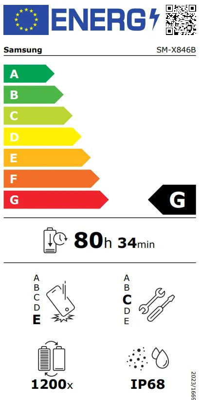 Galaxy Tab S12 Plus 5G SM X846B
