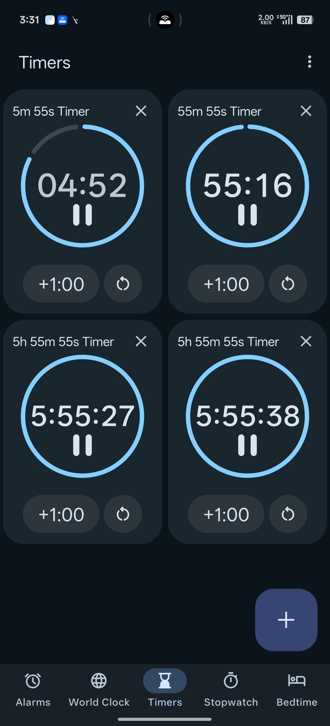 Google Clock new timer UI 3