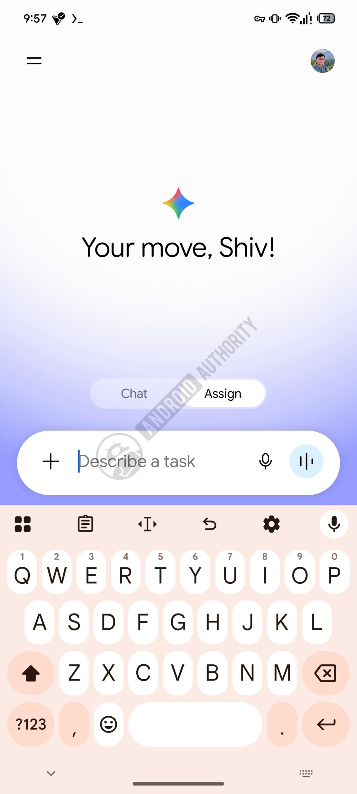 Google Gemini chat assign buttons image 2 watermarked