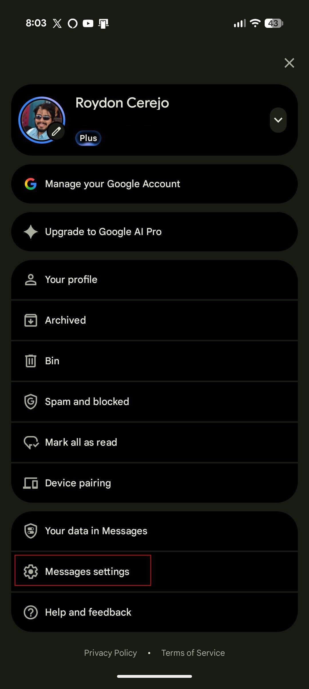 Google Messages auto delete OTP how to 2