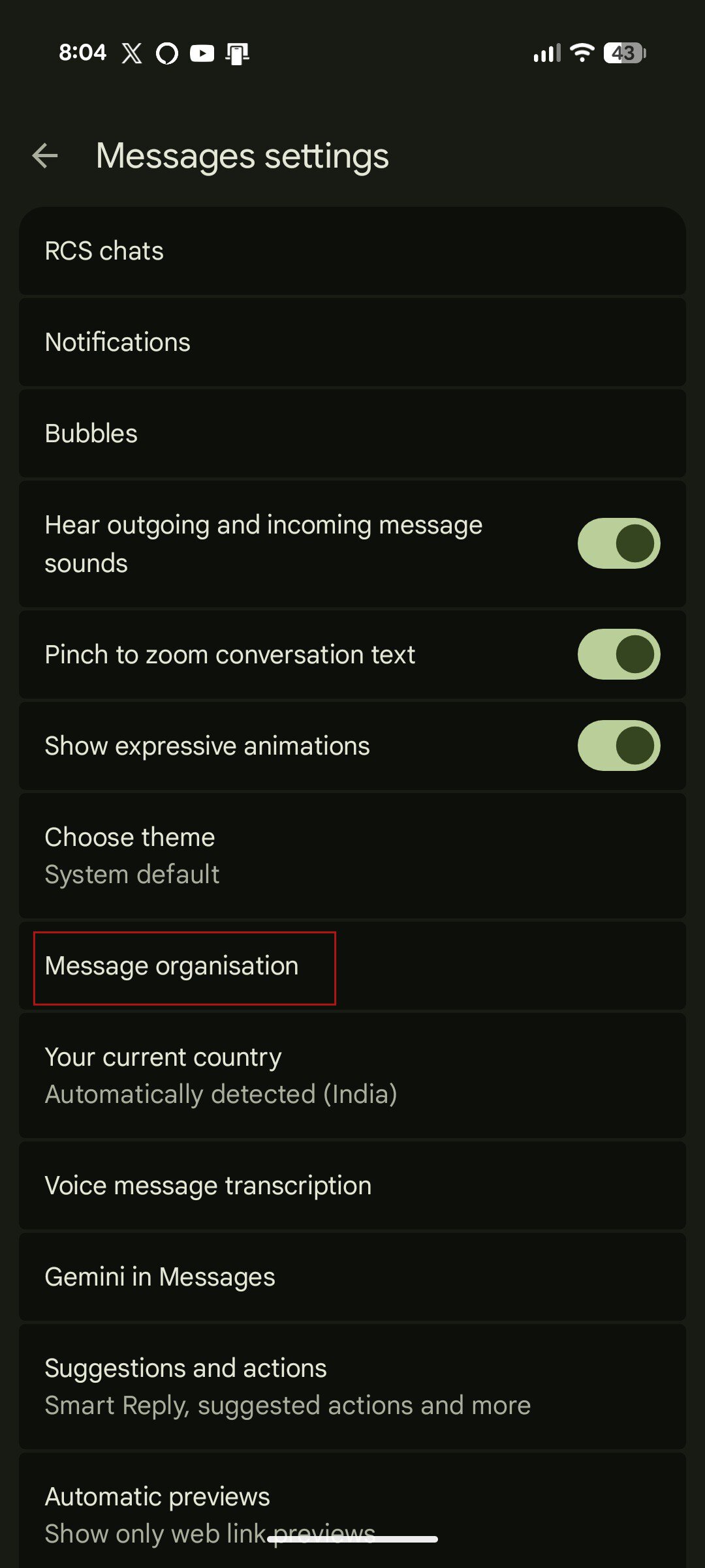 Google Messages auto delete OTP how to 3
