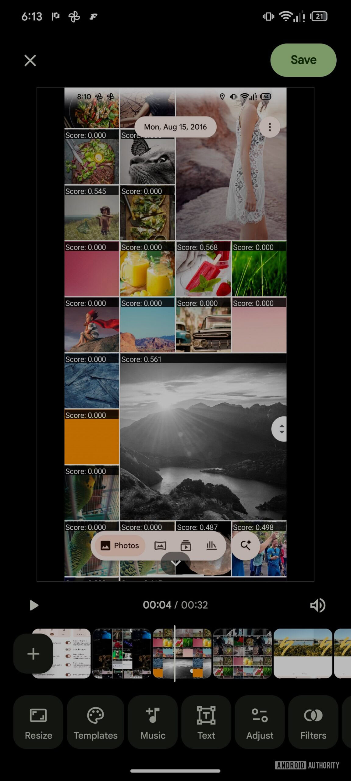 Google Photos Highlight video timeline editing Google Photos Highlight video timeline editing