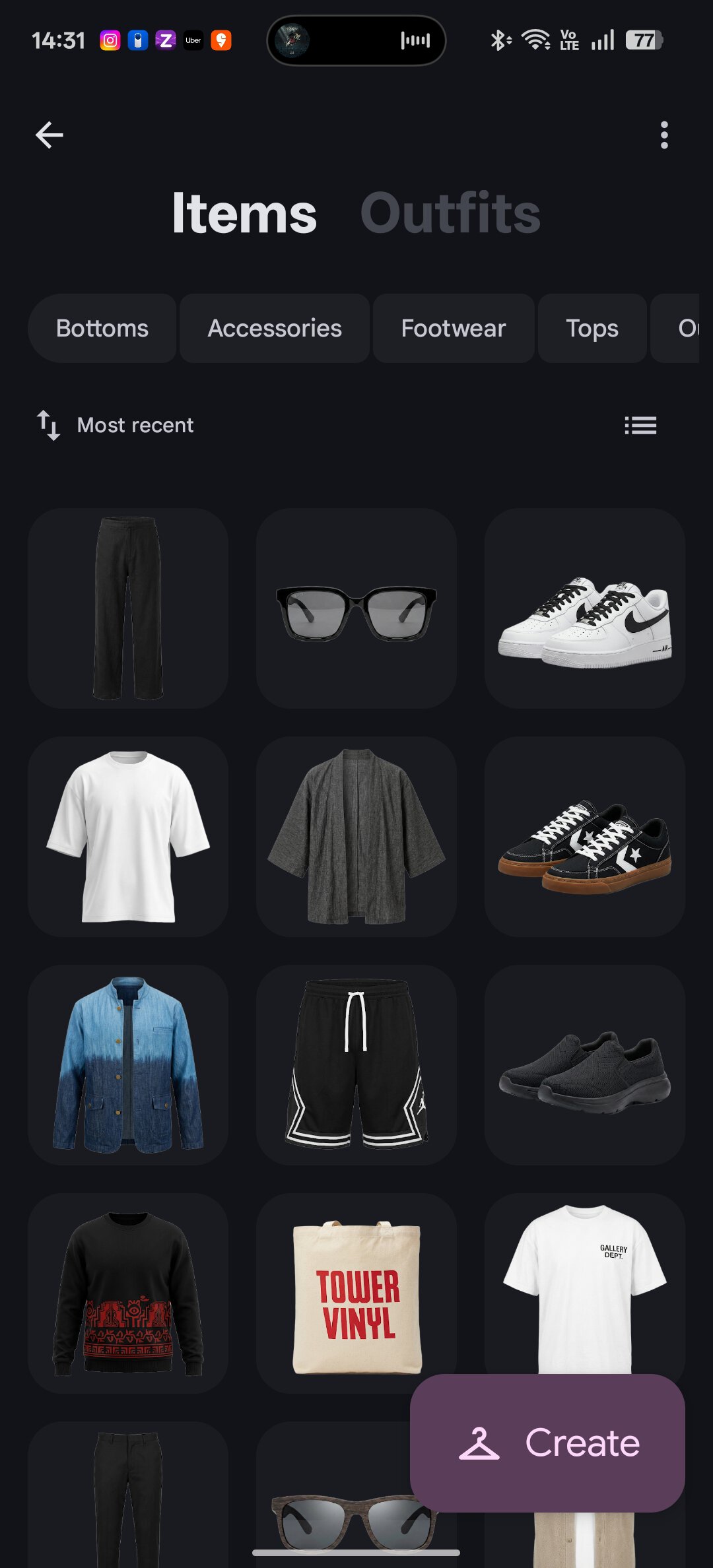 Google Photos wardrobe full list of clothes