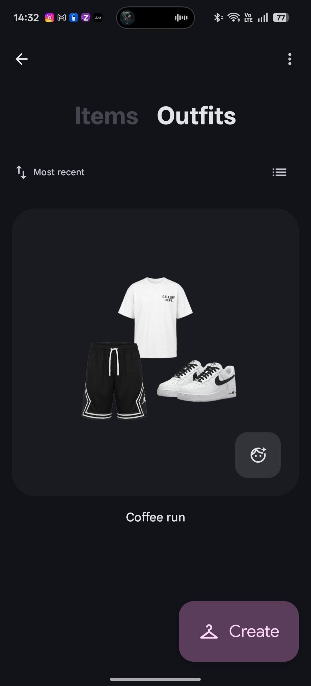 Google Photos wardrobe outfits