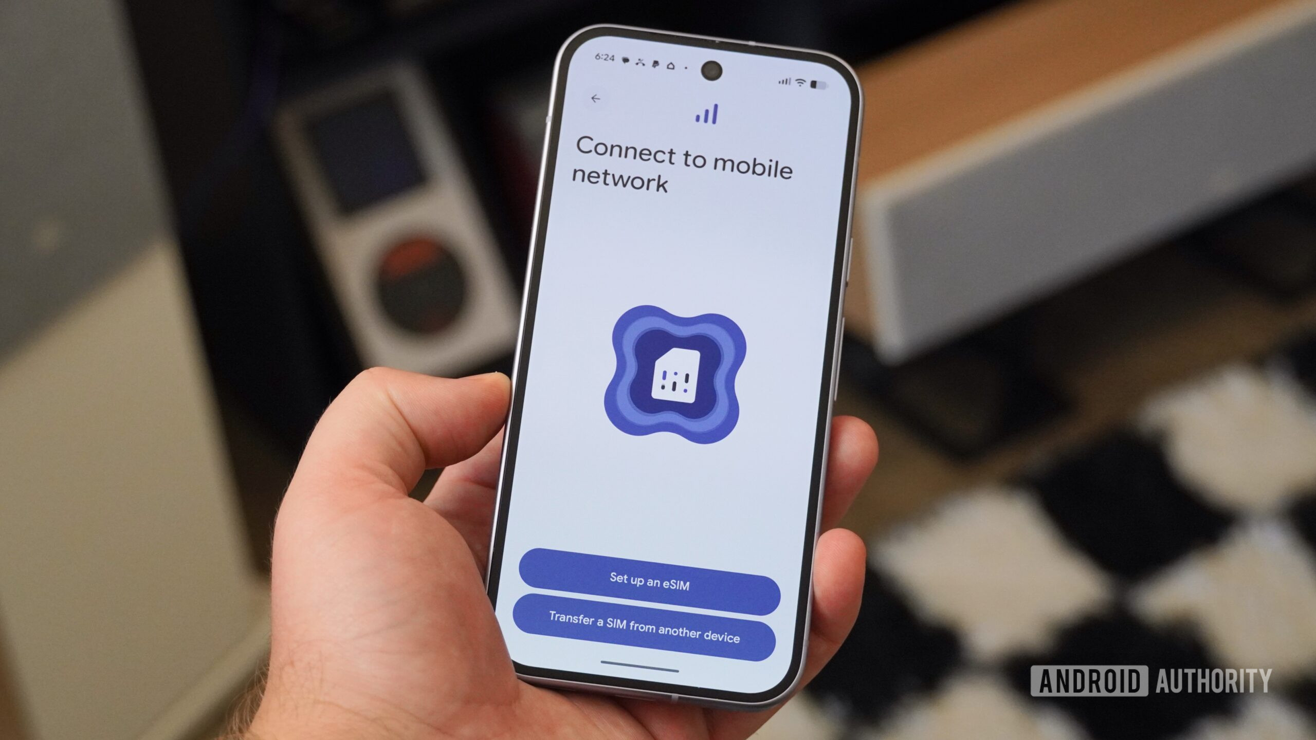 eSIM setup on the Google Pixel 11.