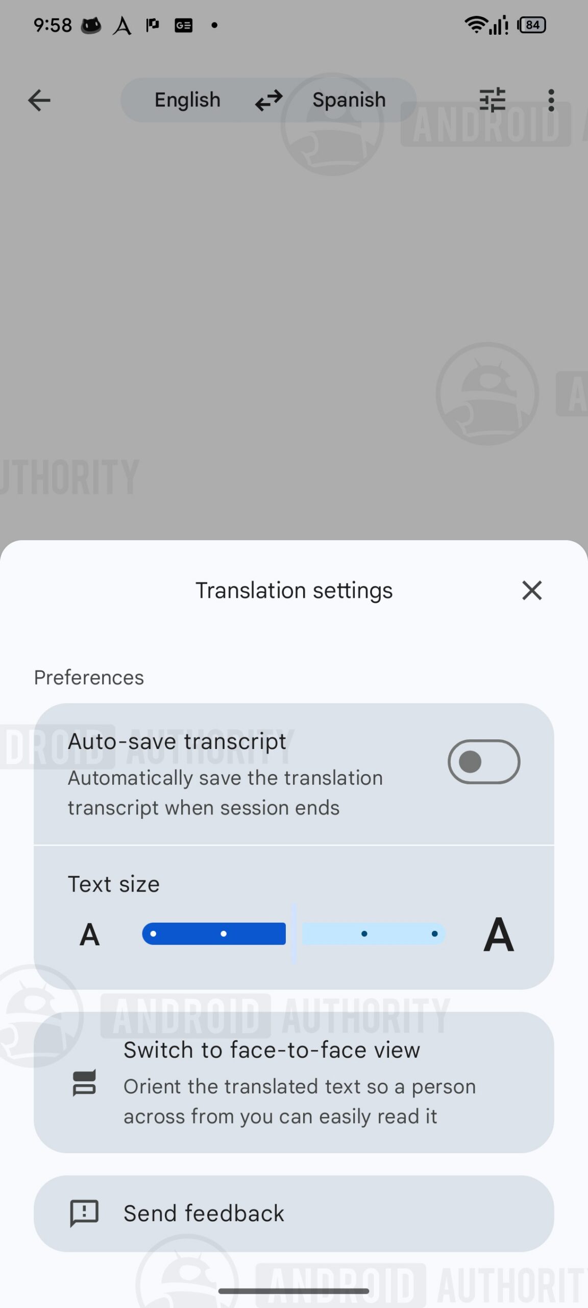 Google Translate Live Translate Upcoming UI