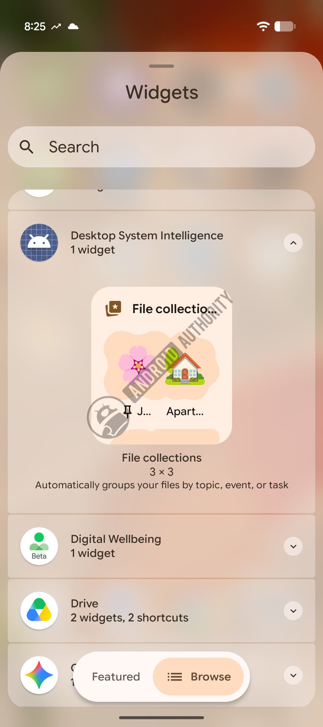 Googlebook Device Intelligence file collection Widget watermarked