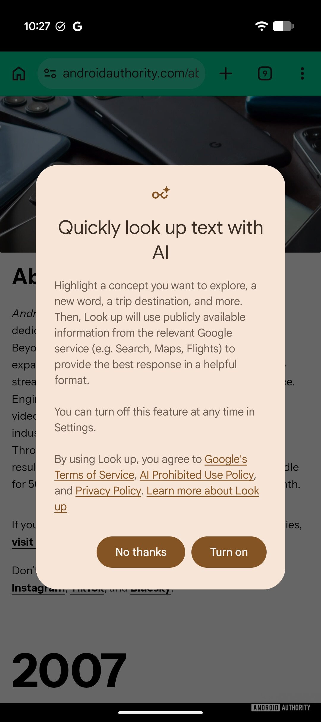 Googlebook Look Up app 1