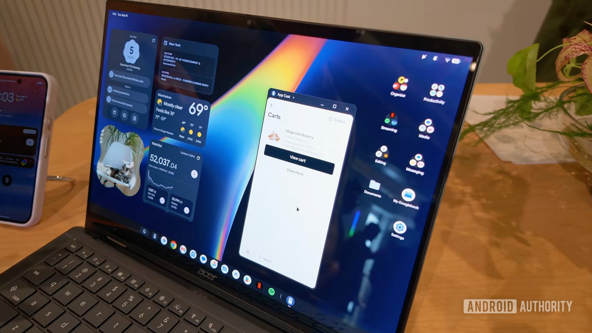 Googlebook app cast