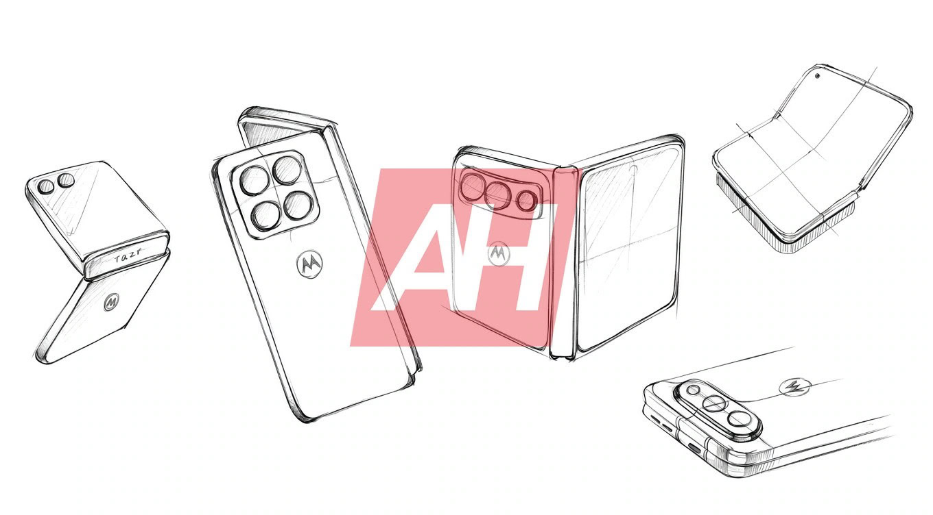 Motorola wide foldable sketch leak 2