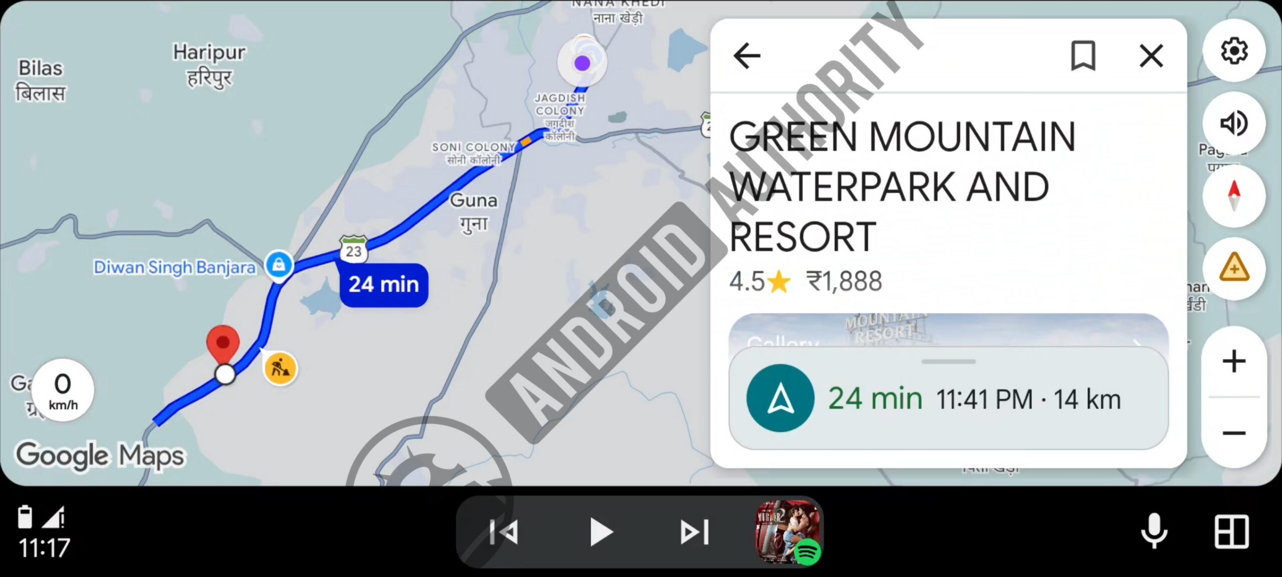 New Google Maps UI in Android Auto 3