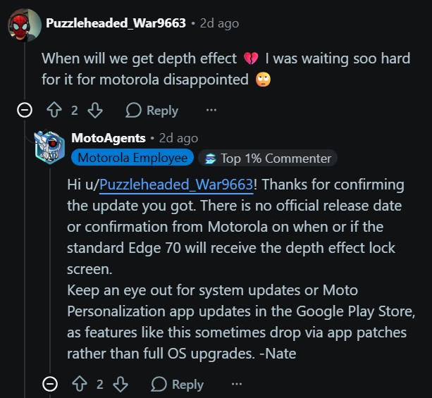 No-depth-effect-on-Motorola-Edge-70-after-Android-17-update