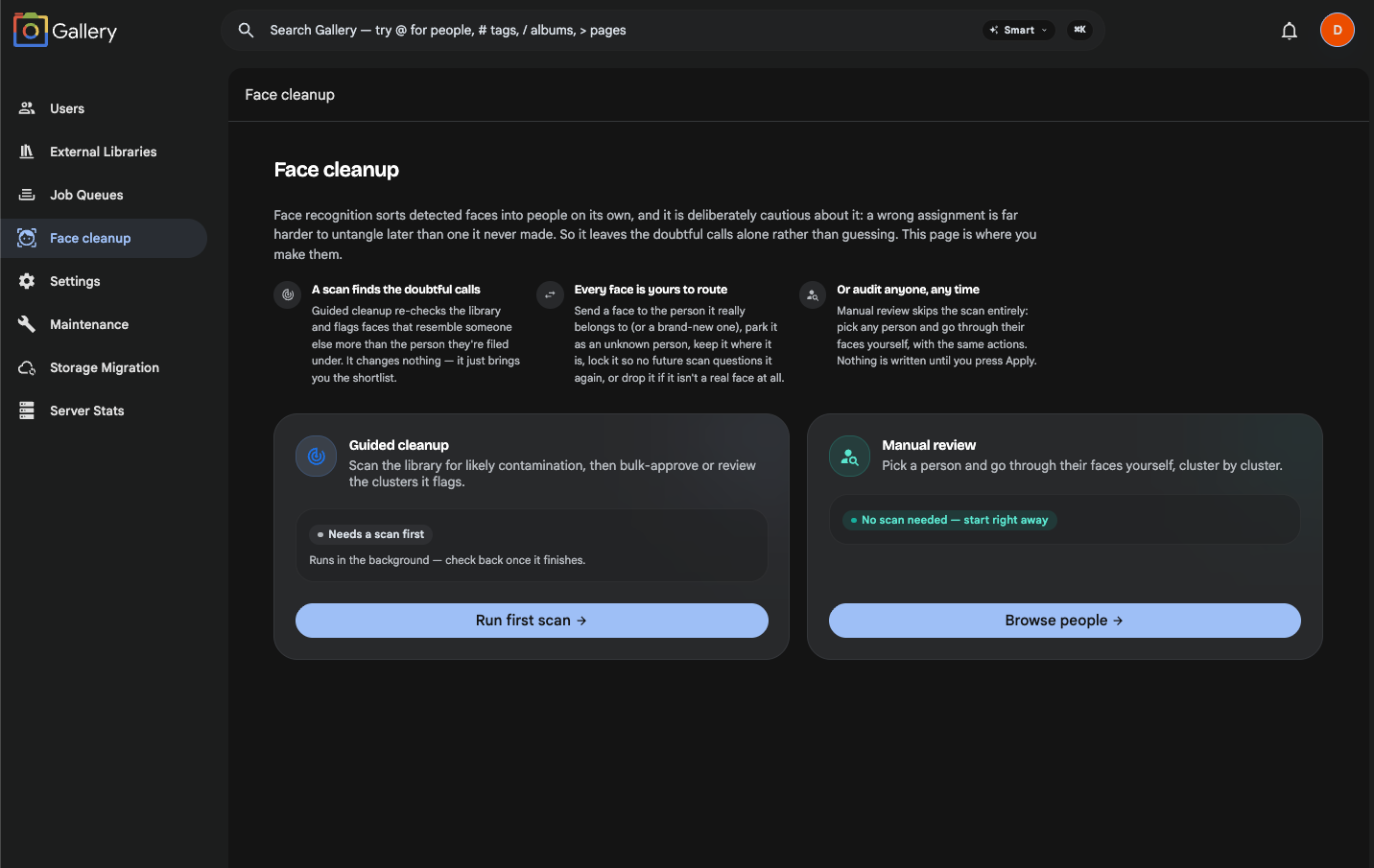 Noodle Gallery face recognition sharing Noodle Gallery face recognition sharing