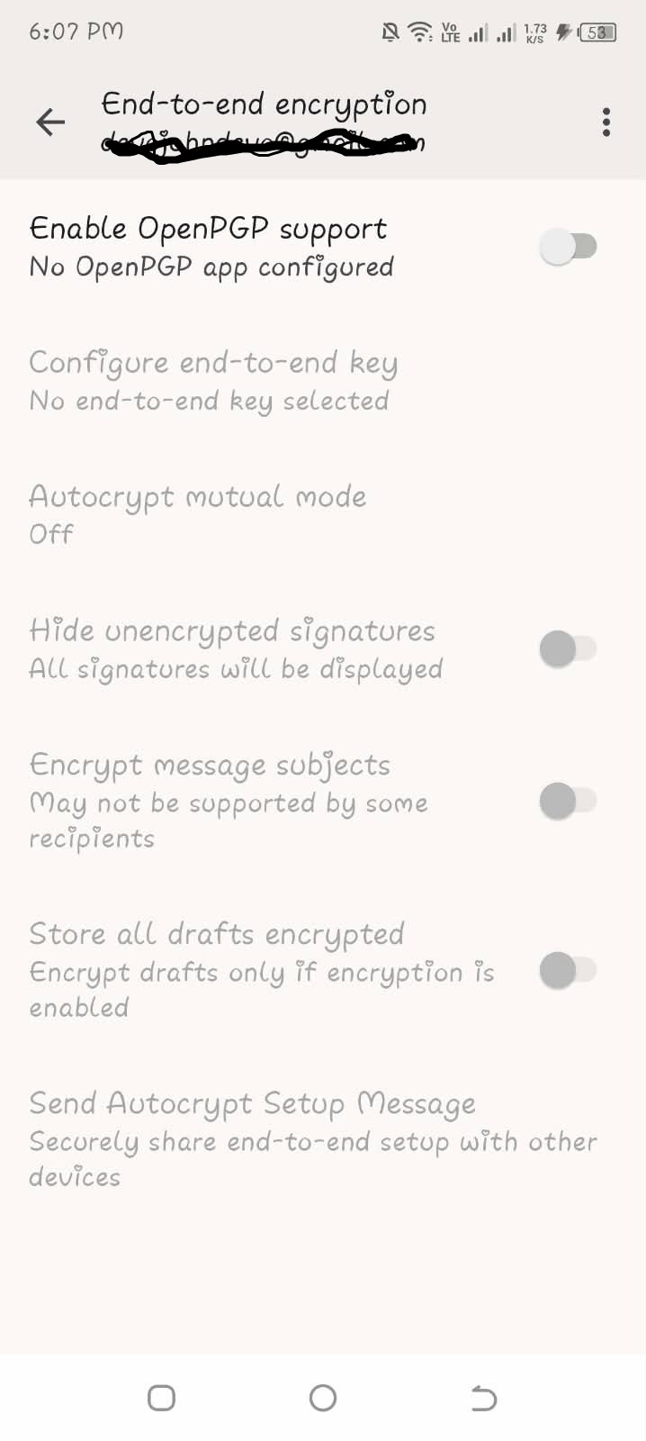 Open PGP support on Thunderbird