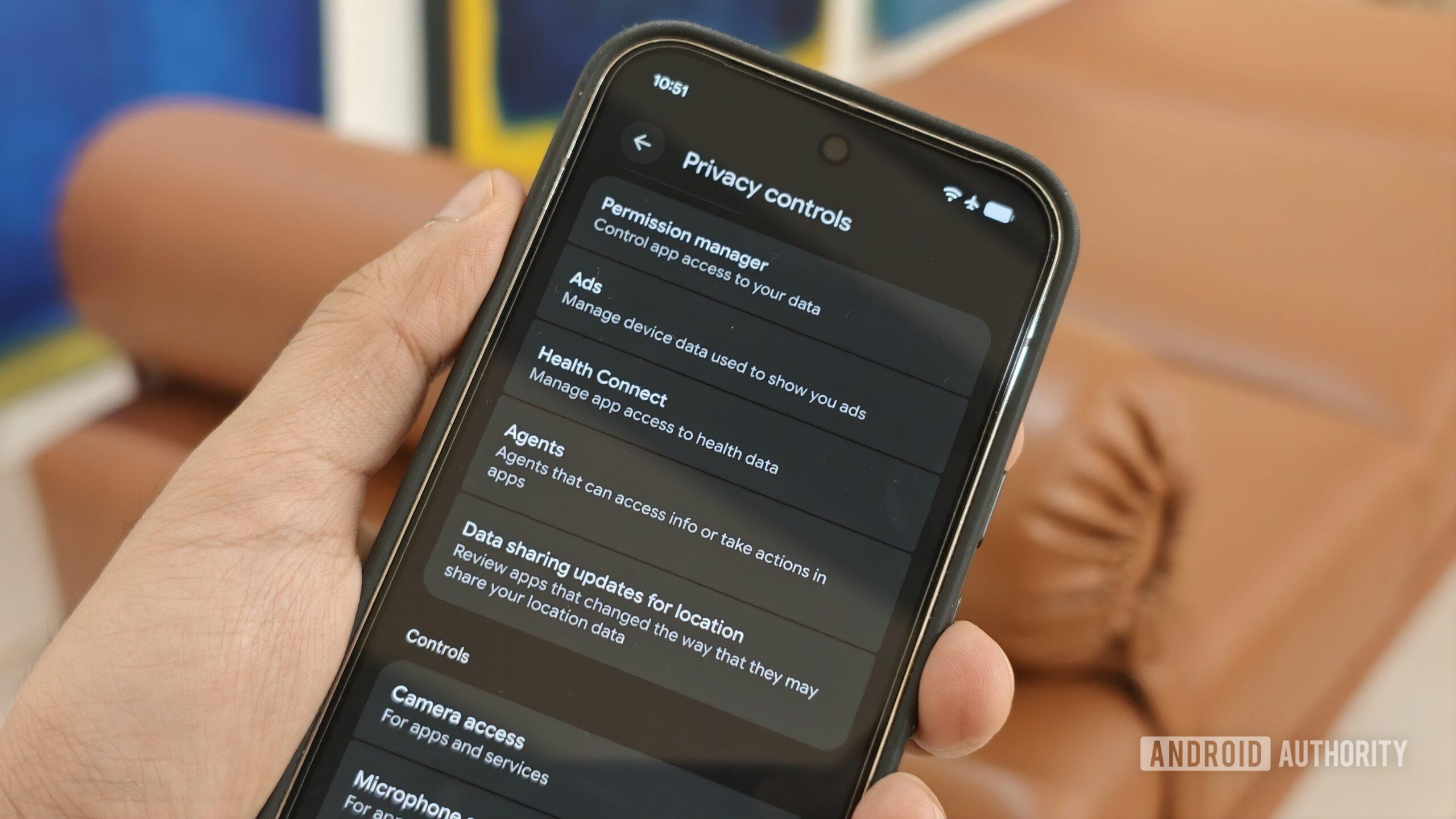 Pixel 10 Pro privacy controls and agents option Pixel 10 Pro privacy controls and agents option