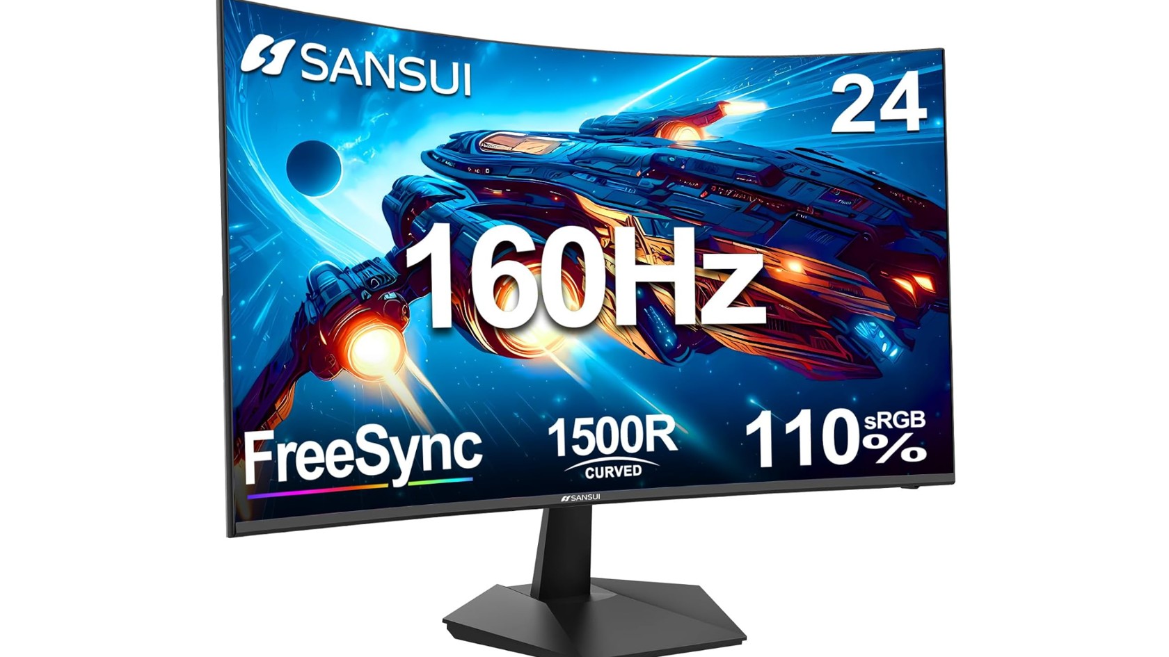 SANSUI 24 Inch Curved Gaming Monitor Press Image