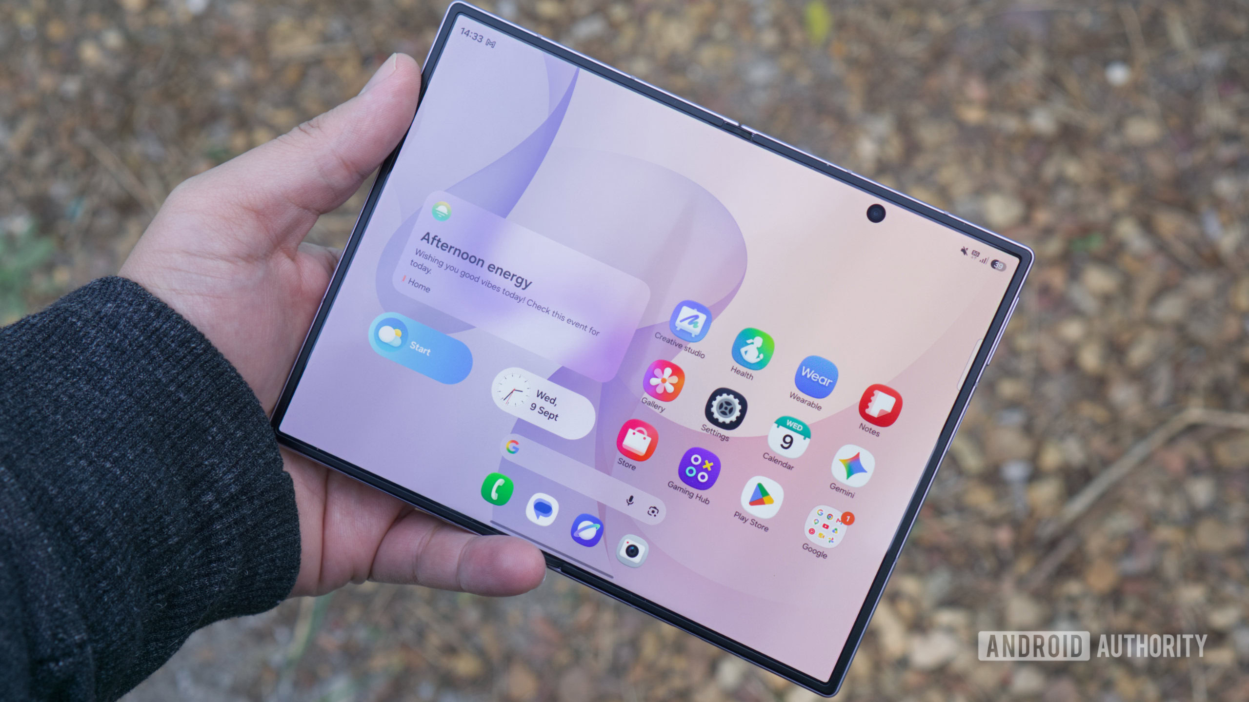 Samsung Galaxy Z Fold 8 in hand showing folding screen scaled Samsung Galaxy Z Fold 8 in hand showing folding screen scaled