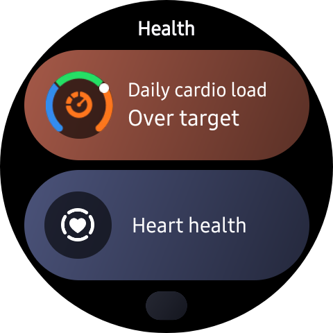 Samsung Galaxy Watch 9 UI screenshot