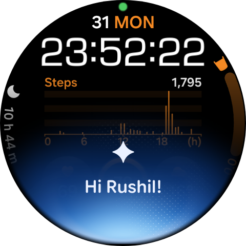 Samsung Galaxy Watch 9 UI screenshot