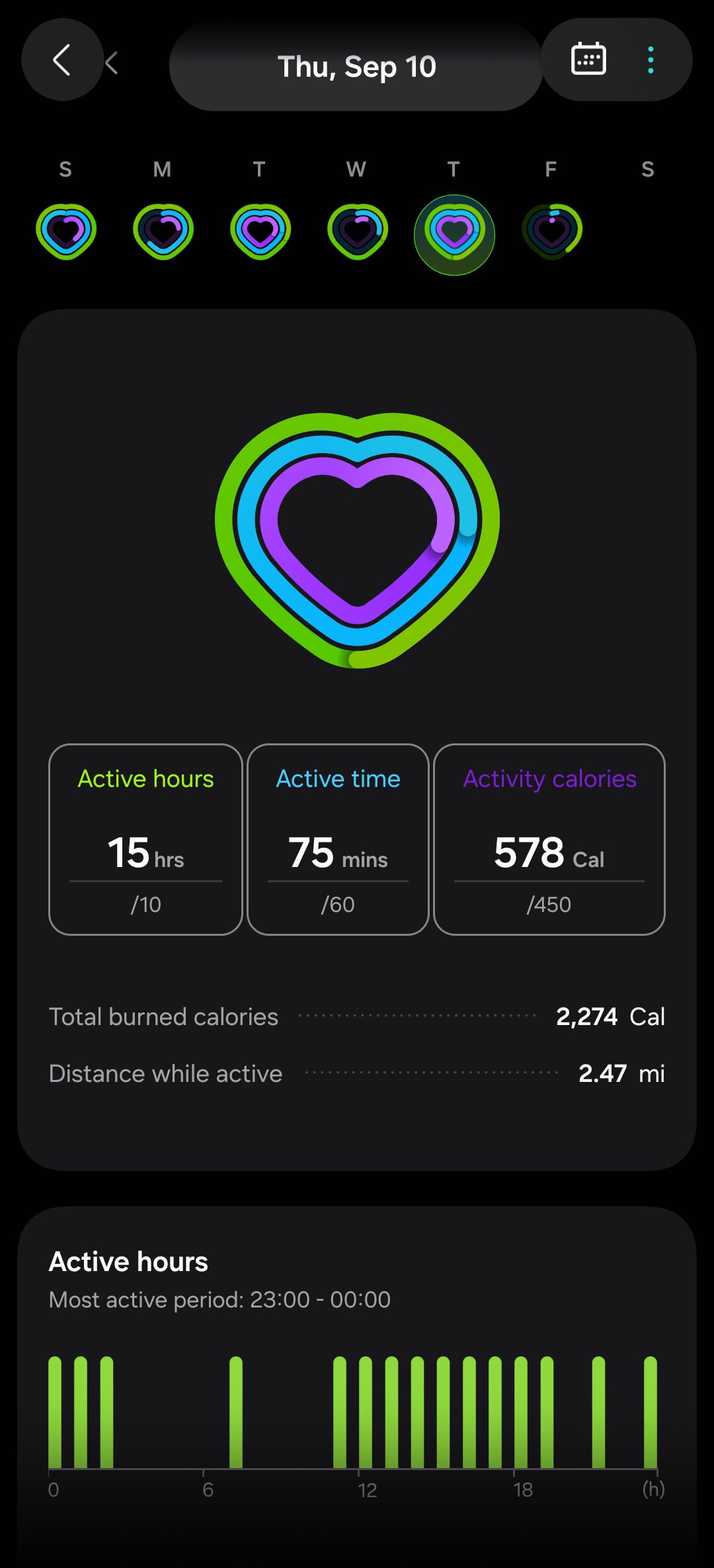 Samsung Health screenshot