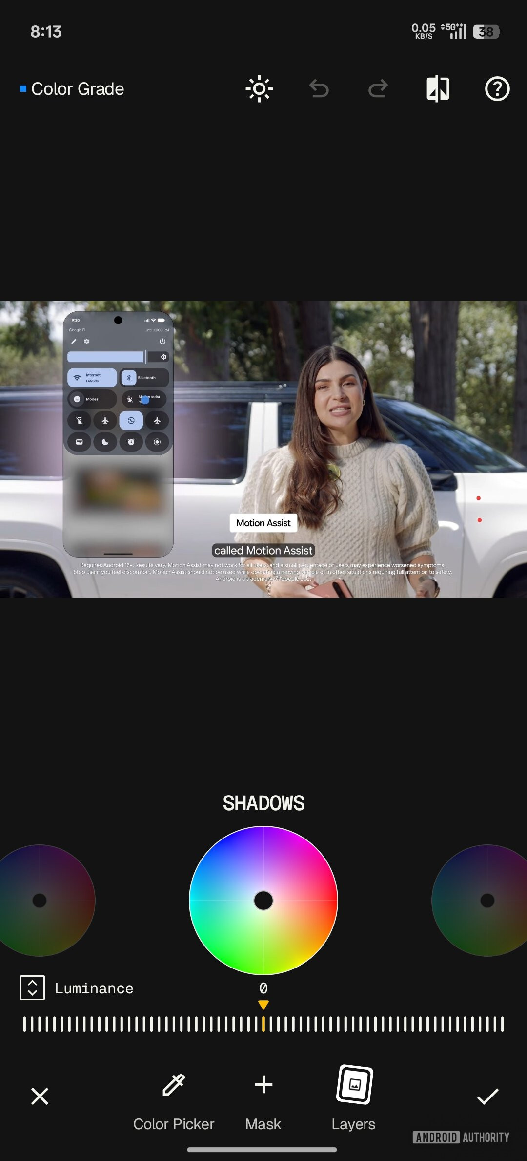 Snapseed Color Grading