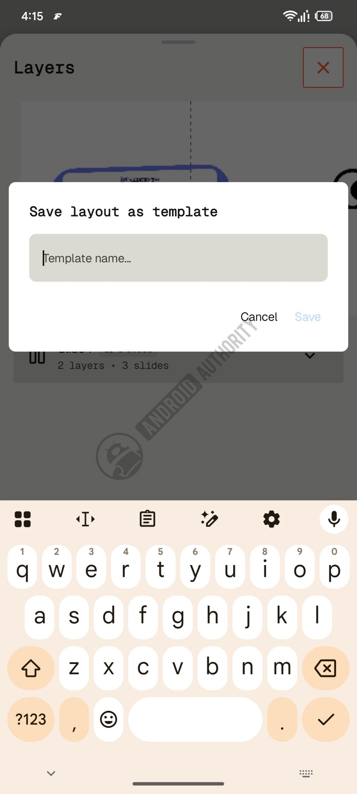 Snapseed Save Layout watermarked