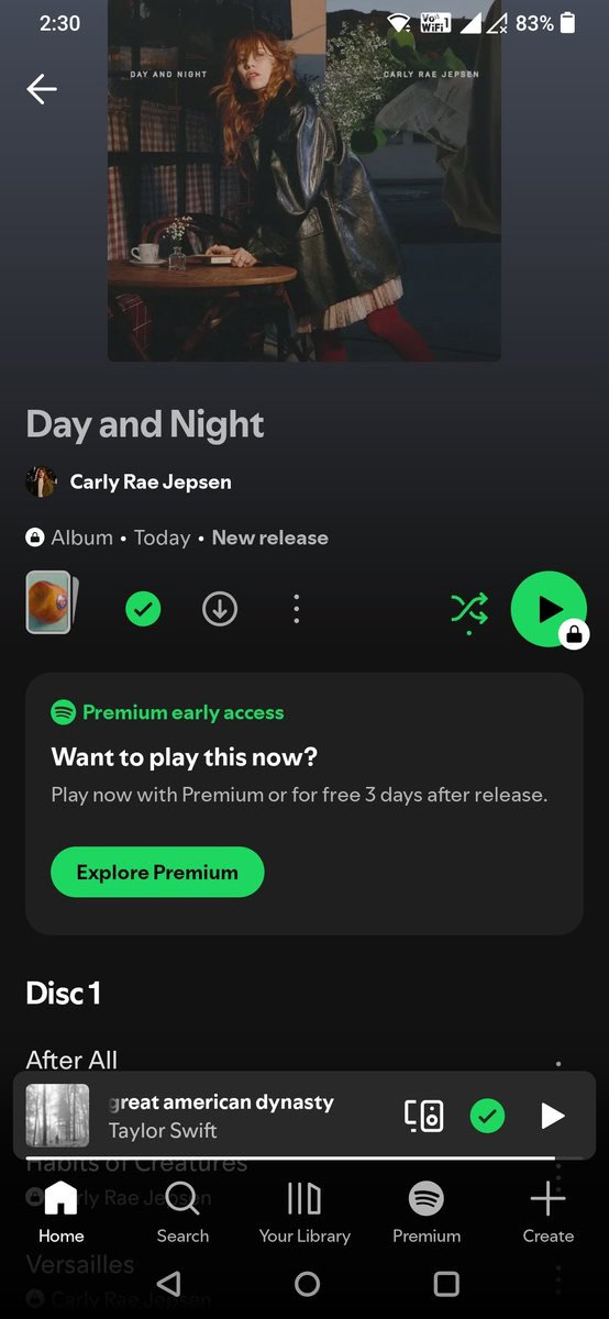 Spotify paywalling new releases Spotify paywalling new releases