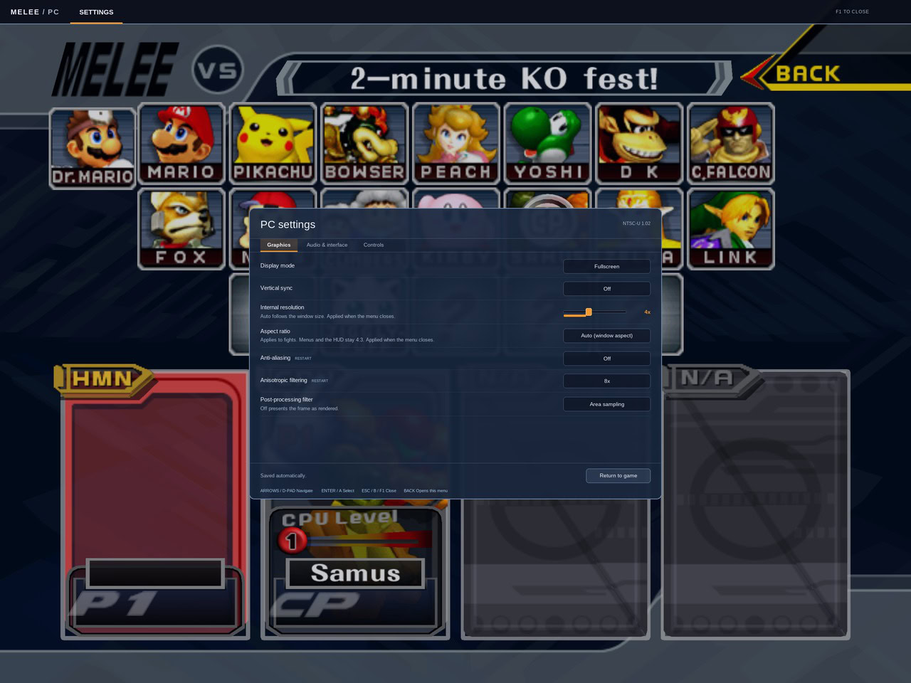 Super Smash Bros Melee 999sian screenshot 1