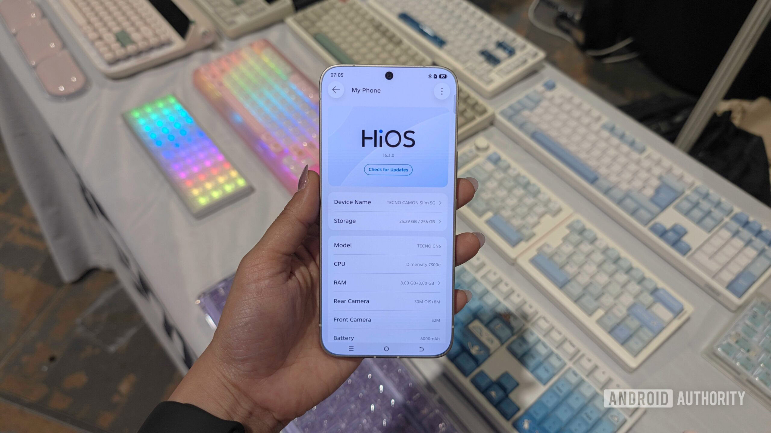 TECNO Bezelless Concept Phone Settings
