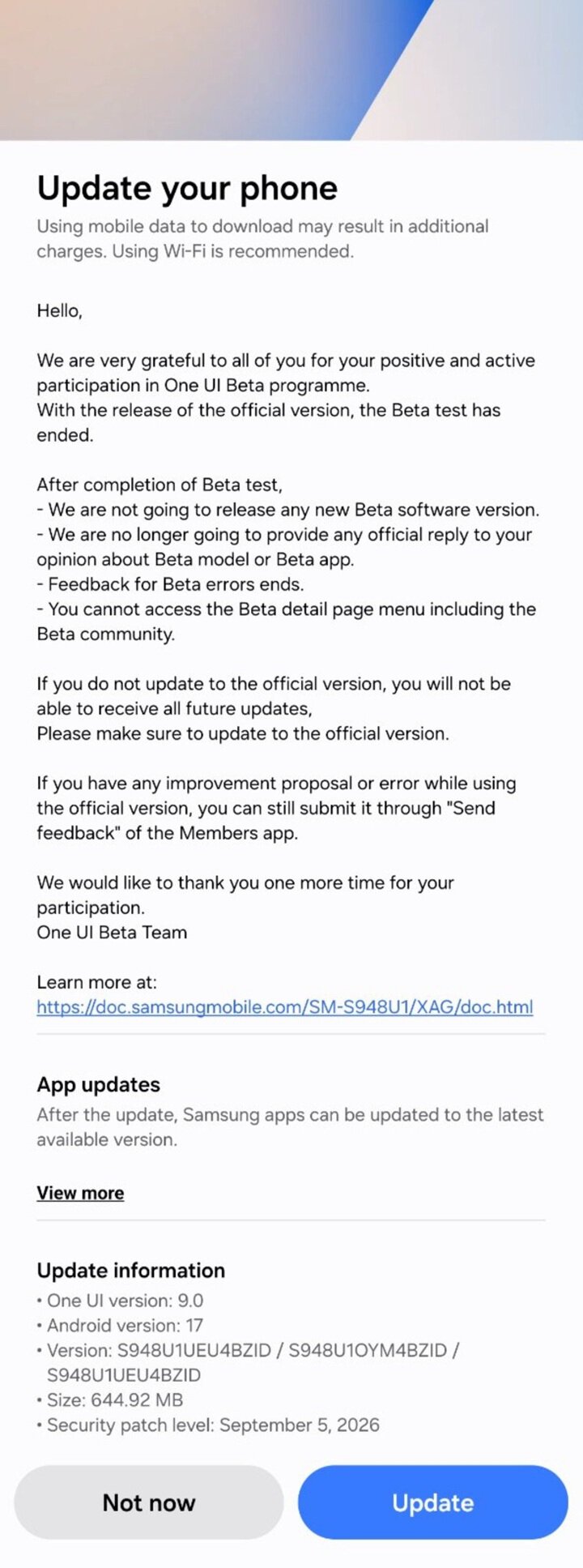 US unlocked Galaxy S26 Ultra stable One UI 9 US-unlocked-Galaxy-S26-Ultra-stable-One-UI-9