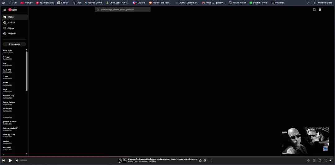 Youtube music blank page reddit