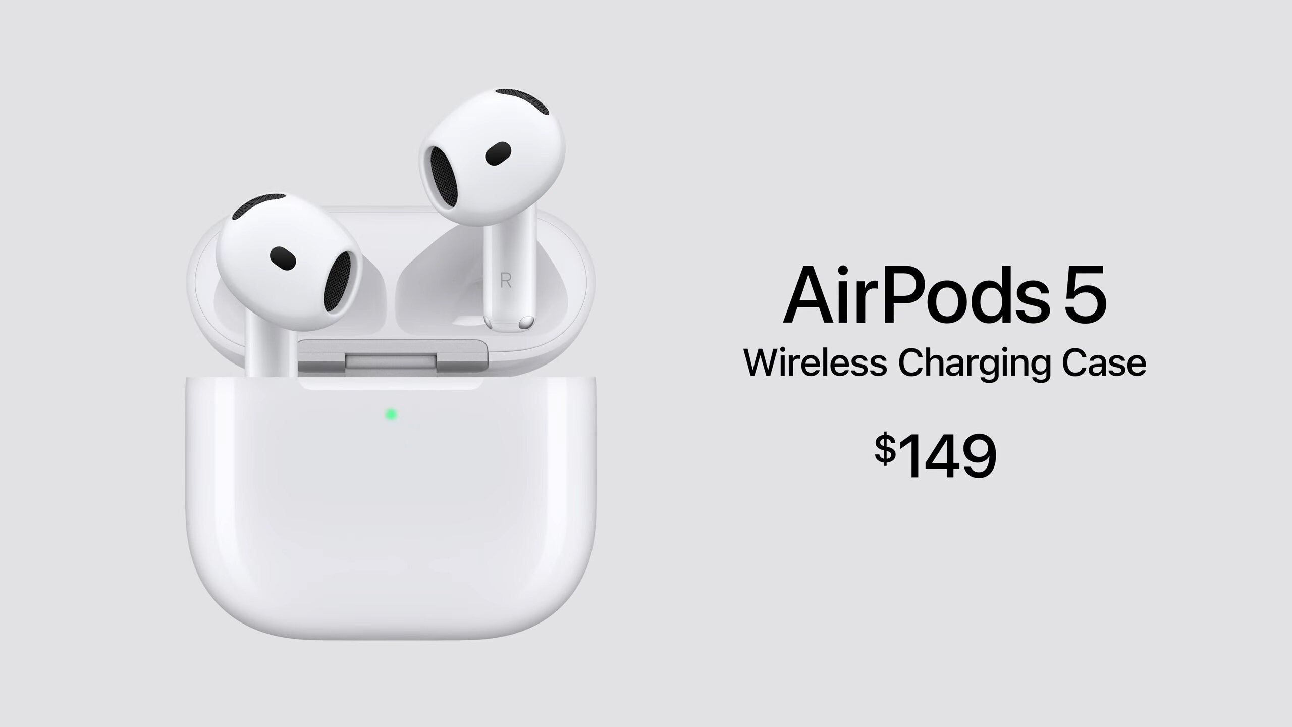 airpods 5 wireless charging price Apple Event 2026