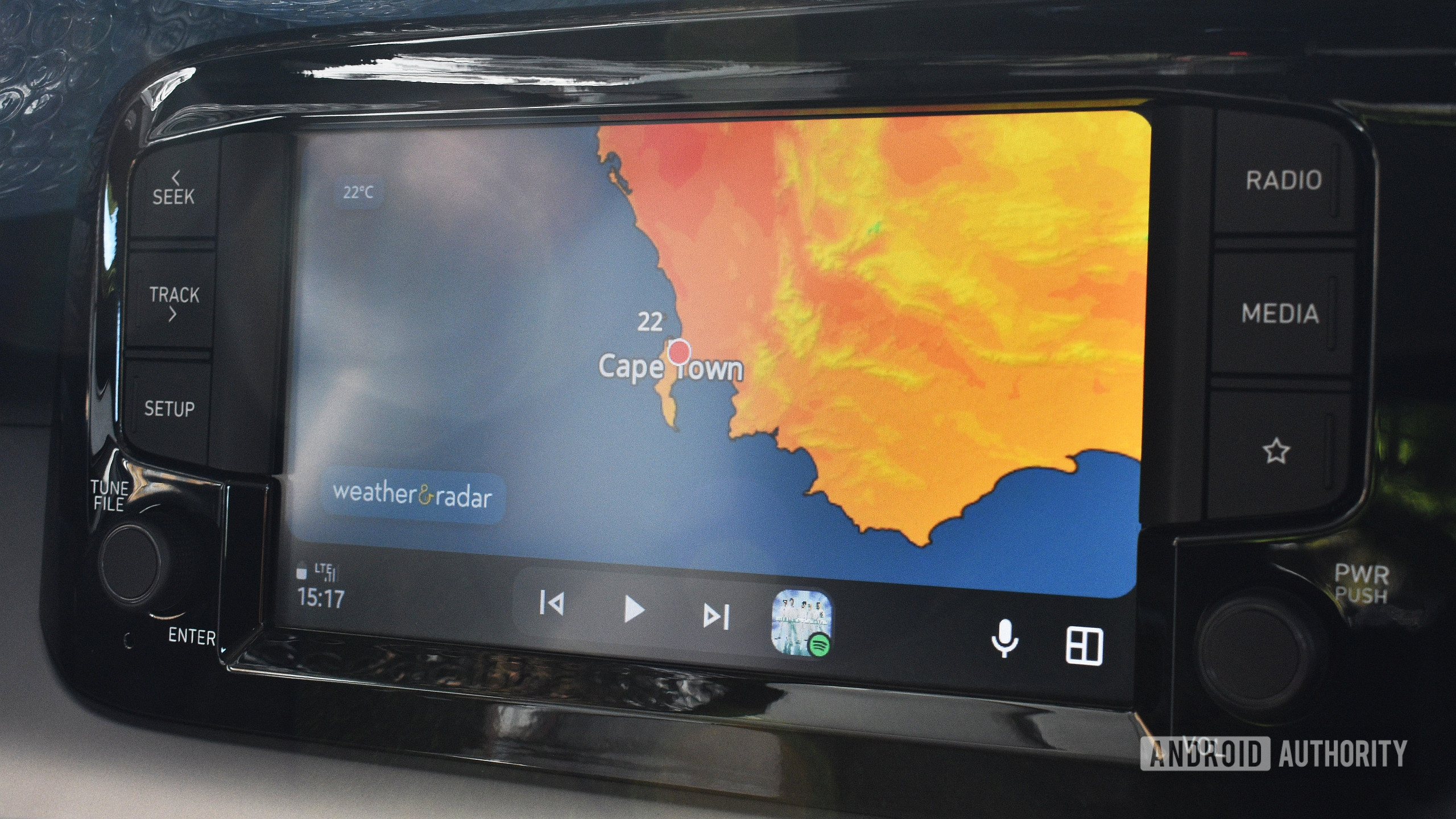 android auto weather and radar app temperature 1
